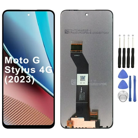 KIQ Replacement LCD Screen Full Assembly with Digitizer Compatible with Moto G Stylus 4G(2023)(Without Frame)