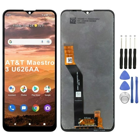 KIQ Replacement LCD Screen Full Assembly with Digitizer Compatible with AT&T Maestro 3 U626AA
