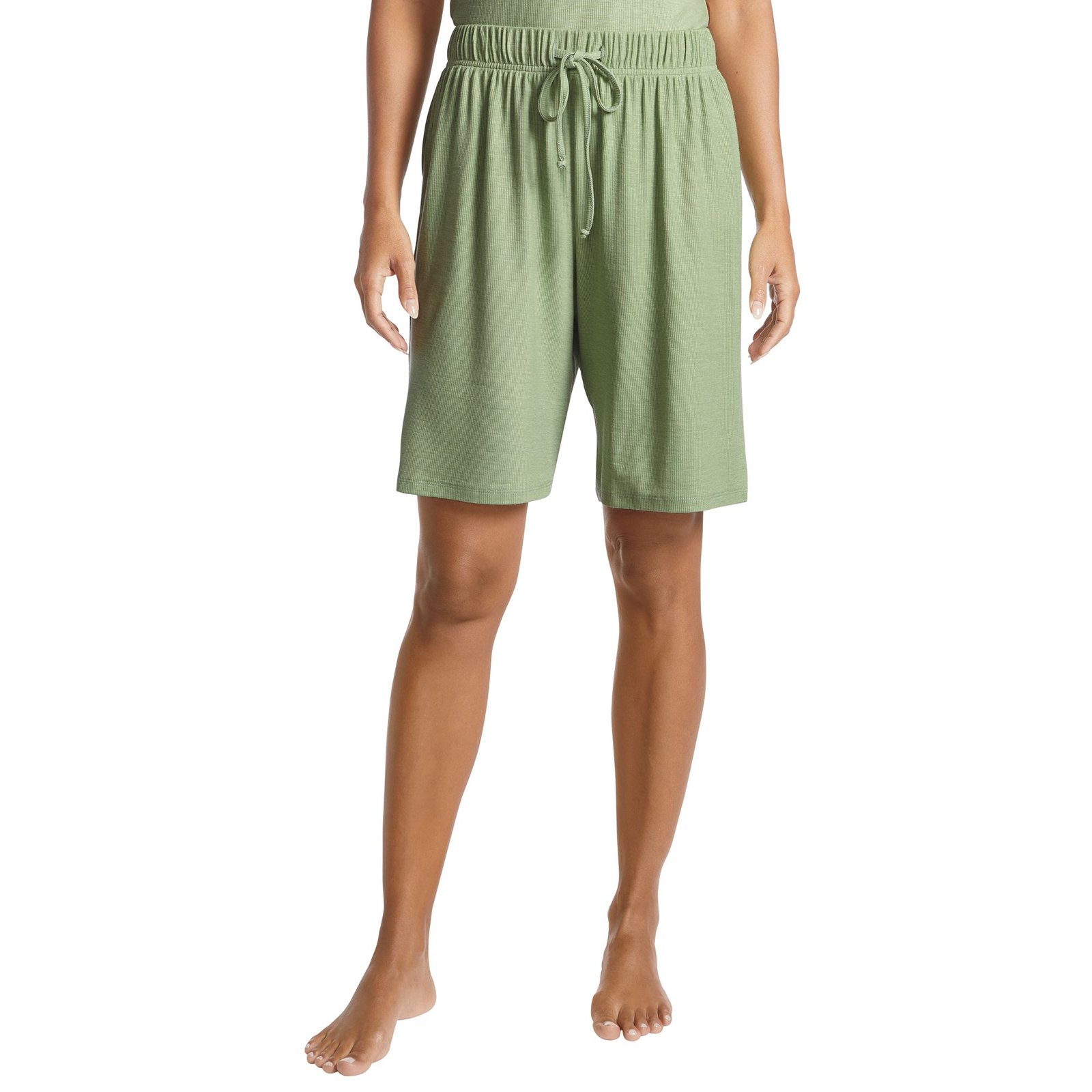 Masseys Sweet Dreams Pajama Short (Size 1X) Serenity, Elastine,Viscose