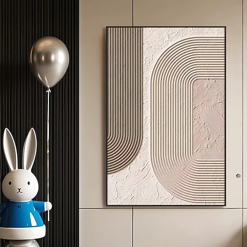 Mintura, handgefertigte abstrakte Ölgemälde auf Leinwand mit Struktur, moderne Wanddekoration für Ihr Zuhause, gerollt, rahmenlos, ungespannt. Image