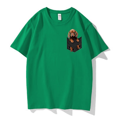 T-Shirt Druck Cosplay Lässig T-Shirt Ärmel Streetstyle für Paar Herren Damen Erwachsene Heißprägen für Alltagstauglich Image