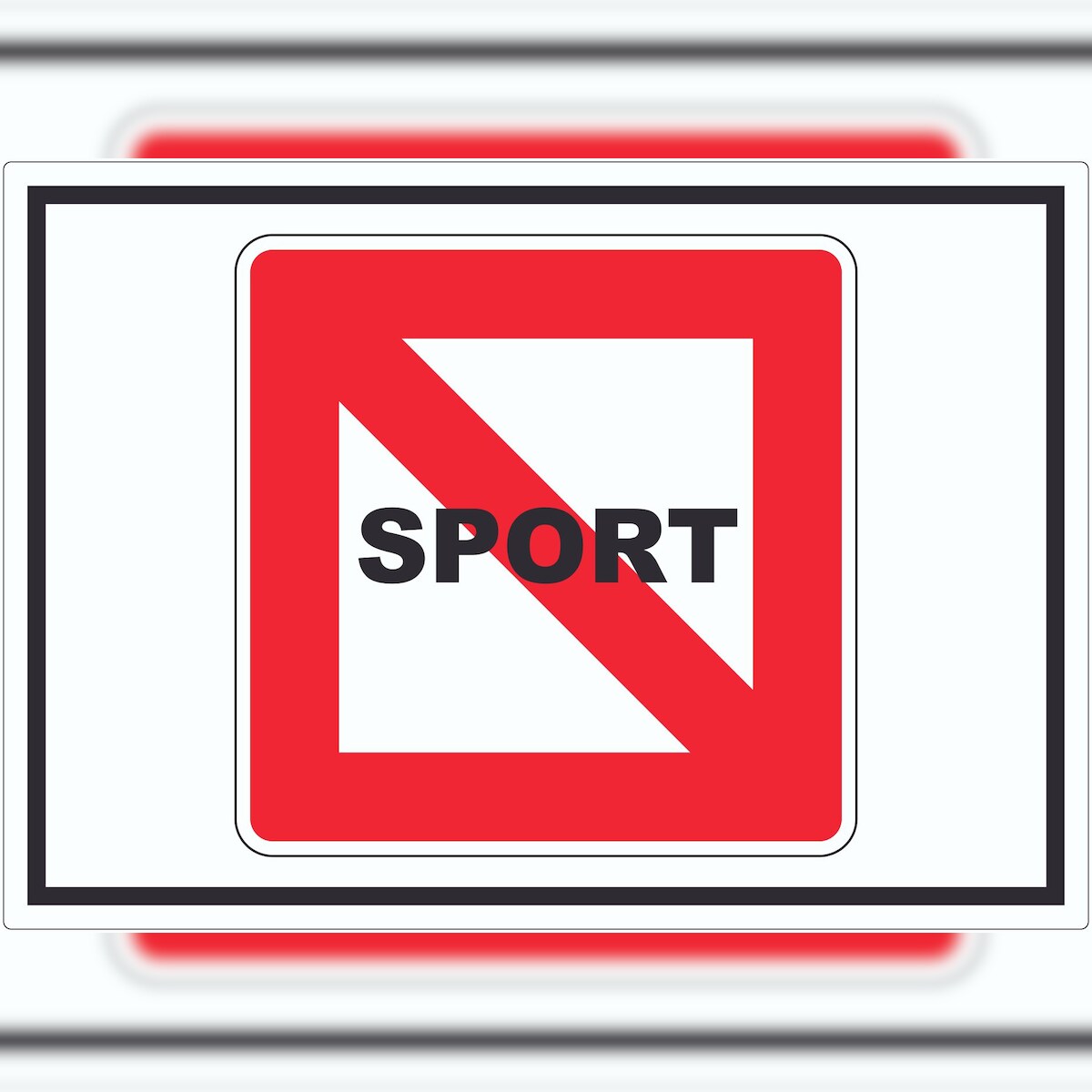 HB-Druck Fahrverbot für Sportboote Symbol Sportfahrzeuge verboten A6 (105x148mm) Image
