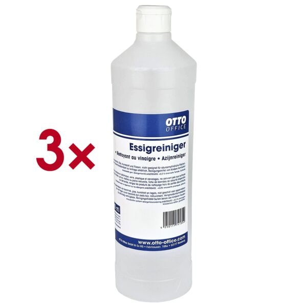 OTTO Office 3x Essigreiniger-Konzentrat weiß