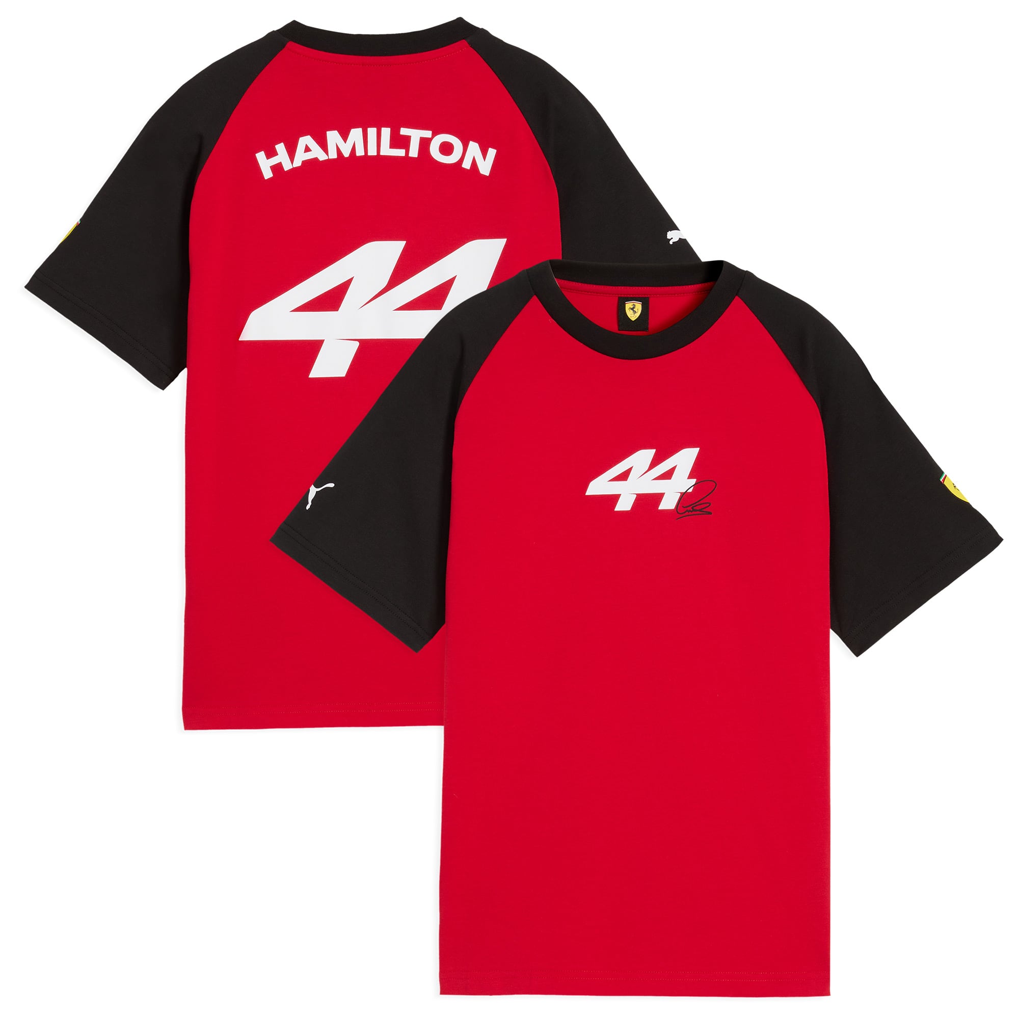 T-shirt Scuderia Ferrari Lewis Hamilton - Rouge - Enfants - unisexe Taille: 128