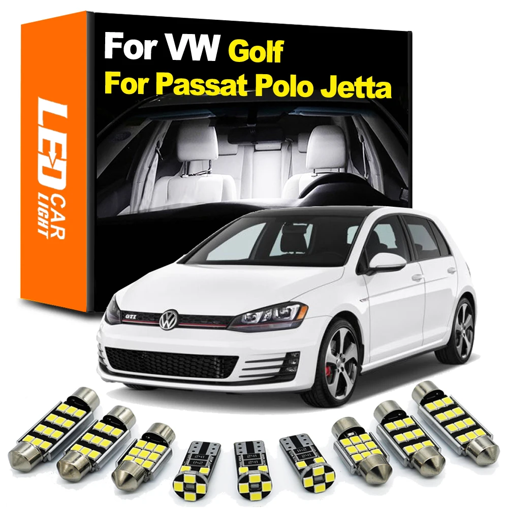 Zoomsee Per Volkswagen VW Golf 4 5 6 7 Jetta Bora Vento Passat B5 B6 B7 B8 CC Polo Phaeton Canbus Veicolo LED Kit luce interna