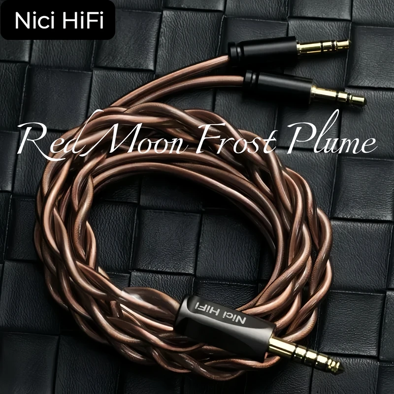 Nici HiFi-20 Litz Upgrade-Kabel für Hifiman SUNDARA Ananda HE400SE Denon AH-D600 SONY MDR Z1R mit 4,4 mm auf Dual 3,5 mm Image