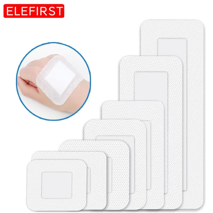 10 stücke Sterile Dressing Erste Hilfe Verband Notfall Kit Wasserdicht Atmungsaktive Kissen Heftpflaster Wunde Hämostase Aufkleber Image