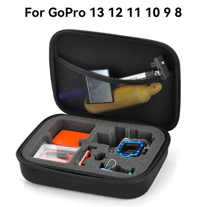 Stoßfeste, wasserdichte Aufbewahrungsbox, tragbare Reisetasche, Tragetasche für GoPro Hero 13, 12, 11, 10, 9, 8, 7, Action-Kamera-Zubehör Image