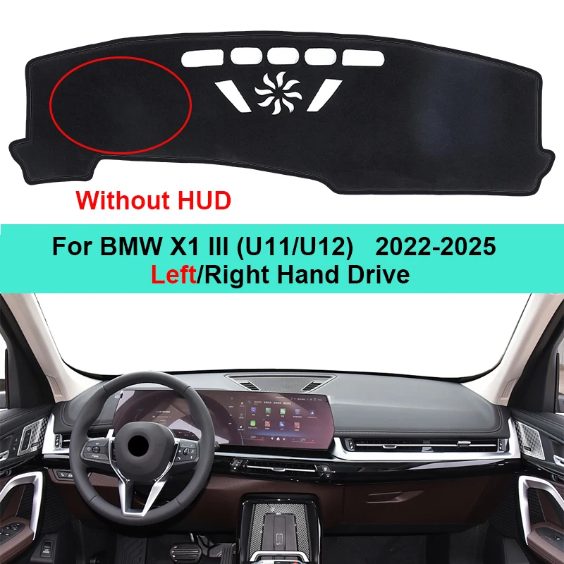 Für BMW X1 III (U11/U12) 2022 2023 2024 2025 Auto Dashboard Abdeckung Dash Board Matte Teppich Dashmat pad Sonnenschirm Kissen Zubehör Image