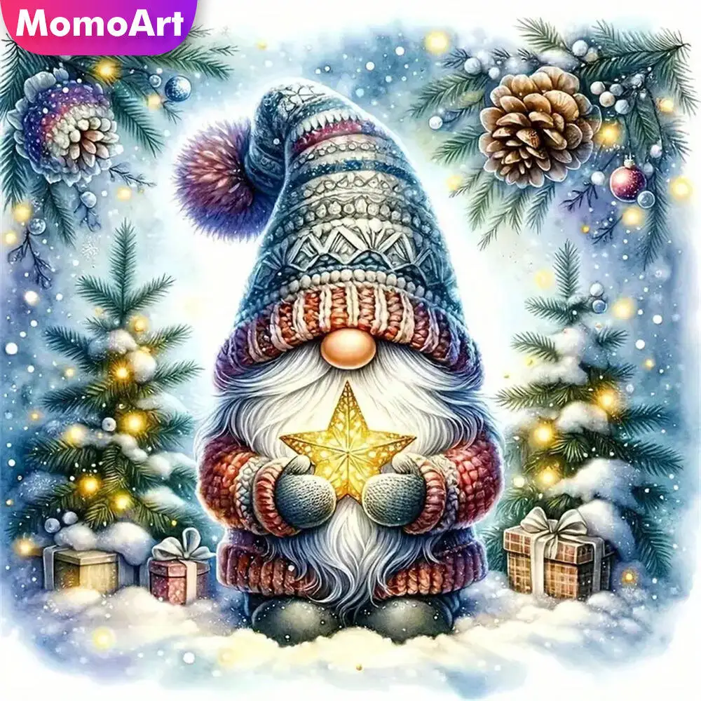 Momoart Bär Diamant Mosaik Tier voller Runde Diamant Malerei Mond Stickerei neue Ankunft handgemachte Hobby Image