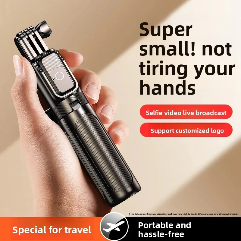 Selfie-Stick für Mobiltelefone, Selfie-Stativ, Teleskop-Smartphone-Stativ, Selfie-Stick-Stativ für Handyhalterung mit Bluetooth Image