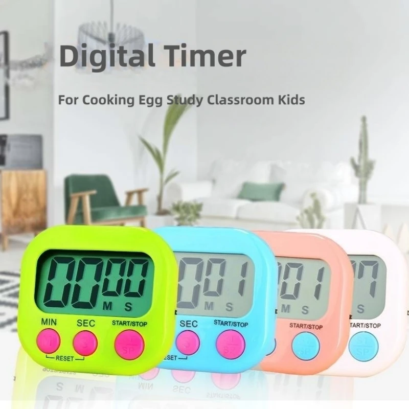 Timer Digitale Chronometer Für Kochen Ei Studie Klassenzimmer Kinder Countdown-Uhr Küche Gadgets Utensil Zubehör Stoppuhr