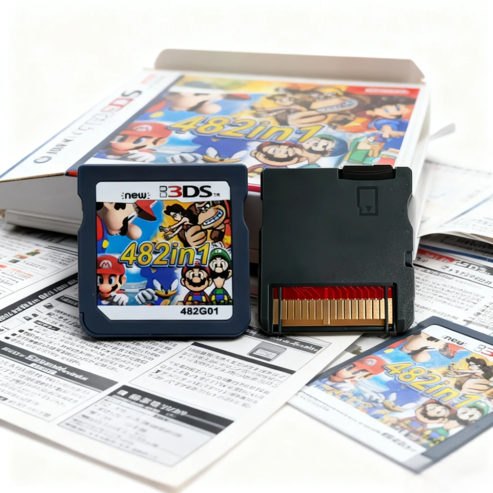 482-in-1-Zusammenstellung DS NDS 3DS 3DS NDSL-Spielkassettenkarte Videospiel Handheld-Player-Spielkarte (R4-Karte) Image