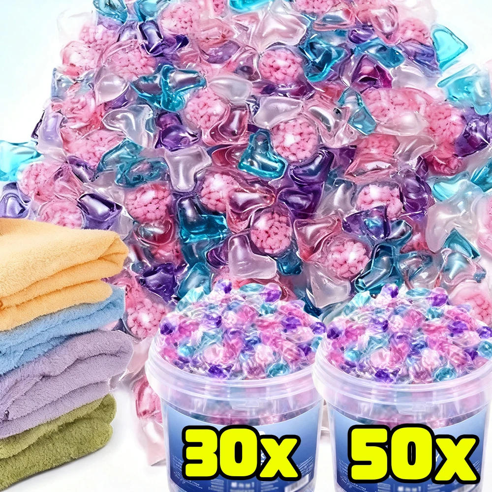 Duftverstärker, Gardenia-Wäschepads, Eimer, vielseitig einsetzbar, starkes Waschmittel, 5-in-1, leistungsstarkes Fleckenentfernungswaschmittel, flüssiges Gel Image