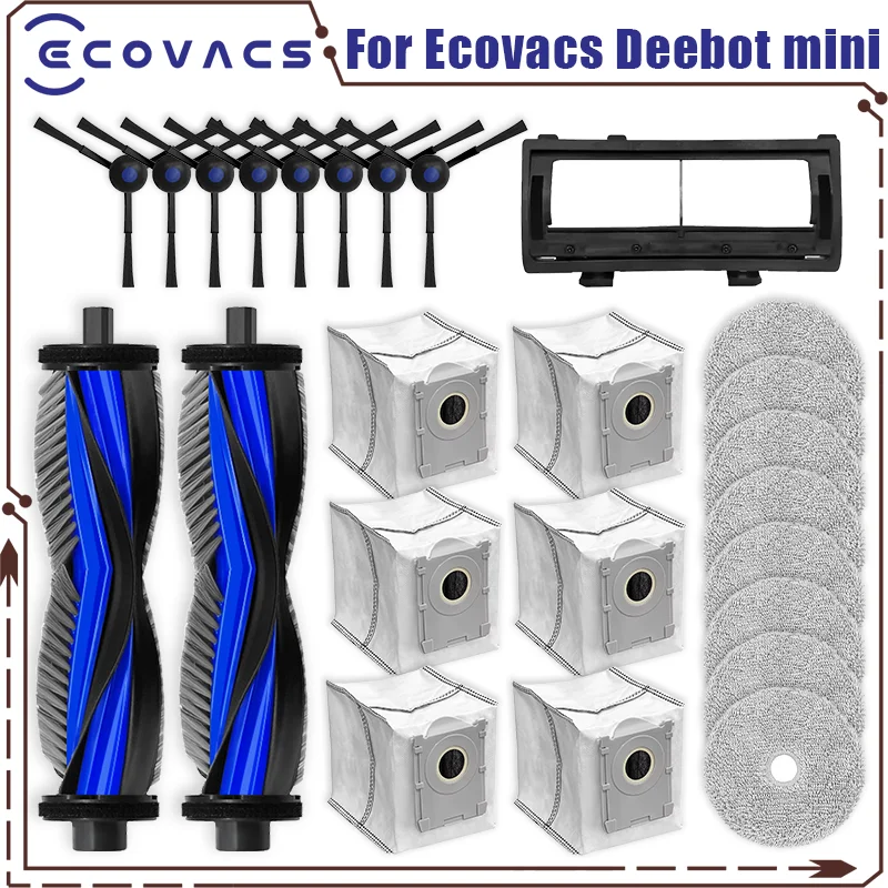 Für Ecovacs Deebot Mini Zubehör Hauptbürste Hepa-Filter Staubbeutel Mopp Tuch Ersatzteile Image