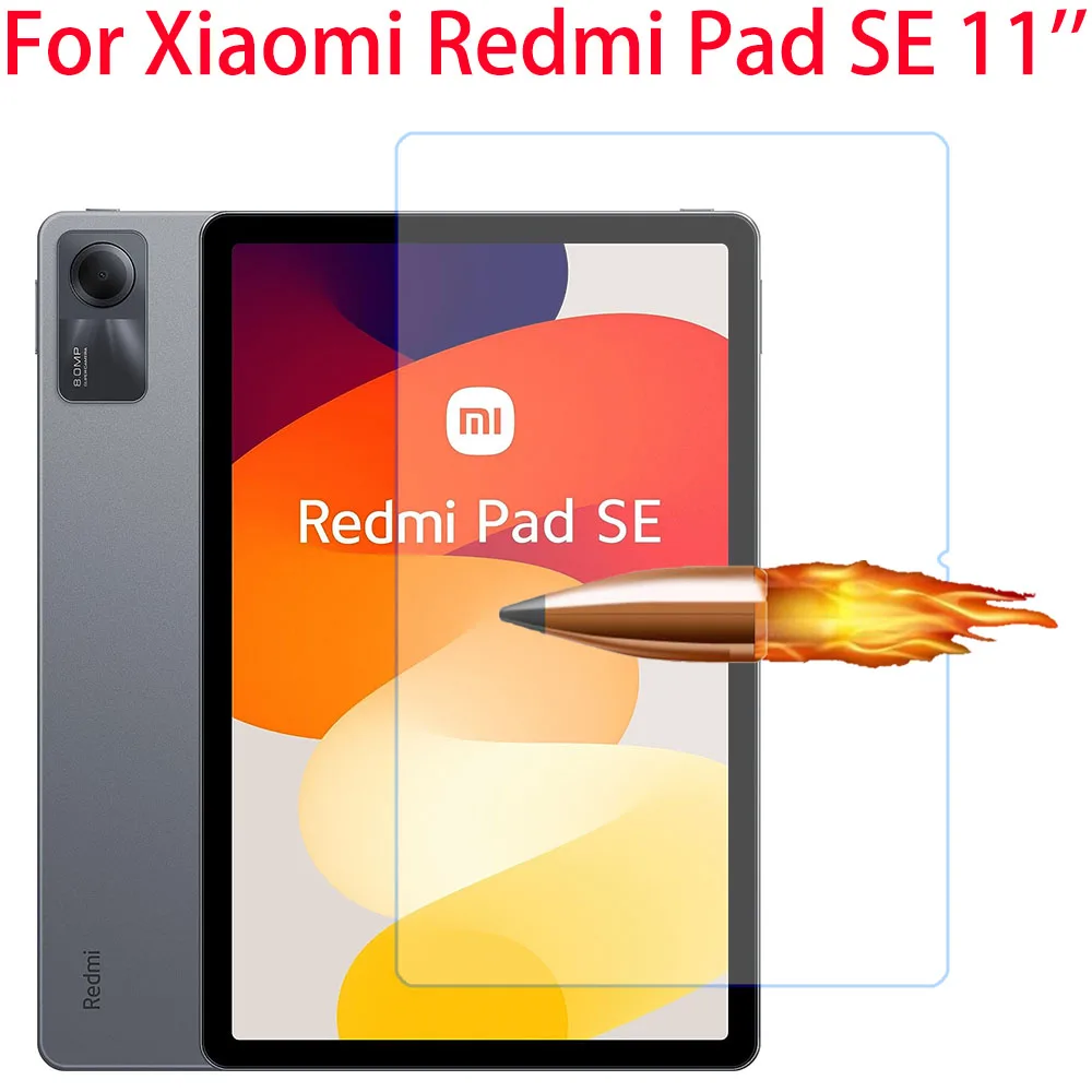 Gehärtetes Glas für Xiaomi Redmi Pad SE 11 Zoll 2023, Schutzfolie für Redmi Pad SE Tablet Displayschutzfolien Image