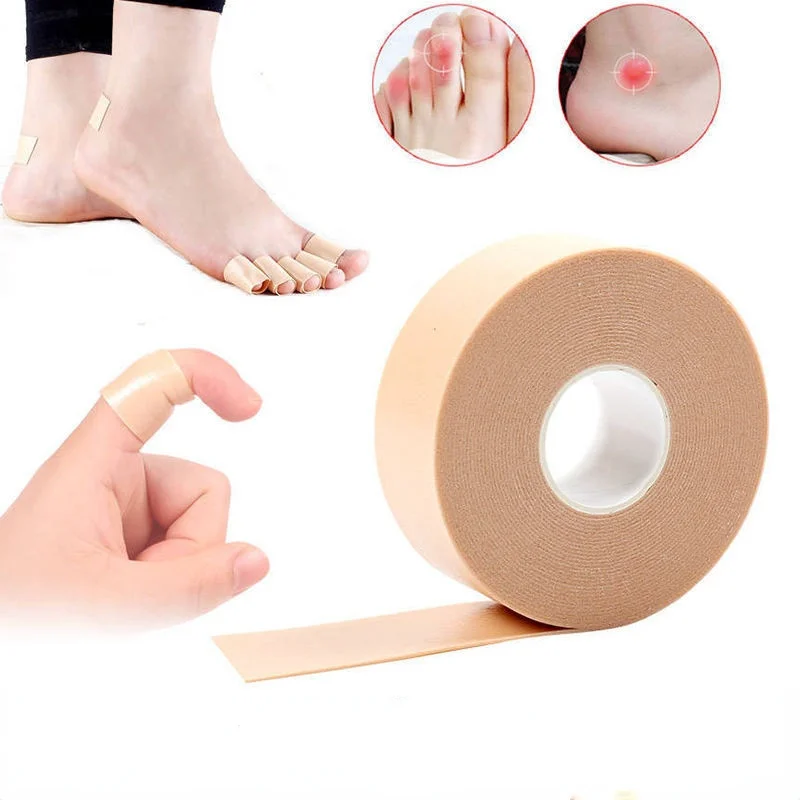 1 Rolle wasserdichtes Fersenverband, selbstklebendes, elastisches, multifunktionales Verband, medizinisches Gummipflaster, verschleißfestes Fußpolster Image