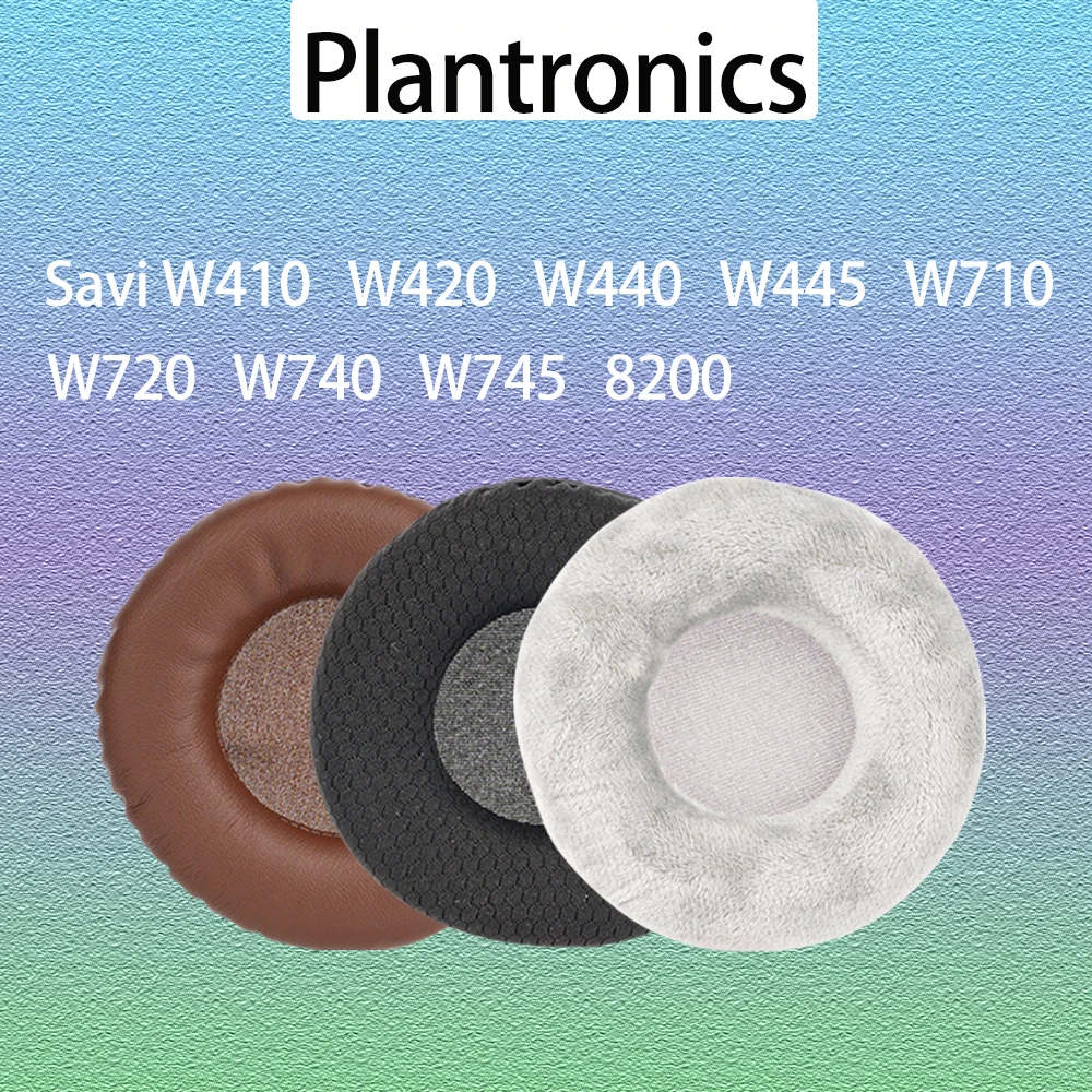 Earpads for Plantronics Savi 8200 W410 W420 W440 W445 W710 W720 W740 W745 Headphones Replacement Ear Cushions Headset Pads Cover