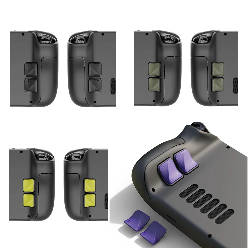 Anti-Rutsch-Gamepad-Rücktaste, Zubehör, kratzfestes Gaming-Spiel, verbesserte Pads, weicher Griff, Verbesserungstaste für Steam Deck Image