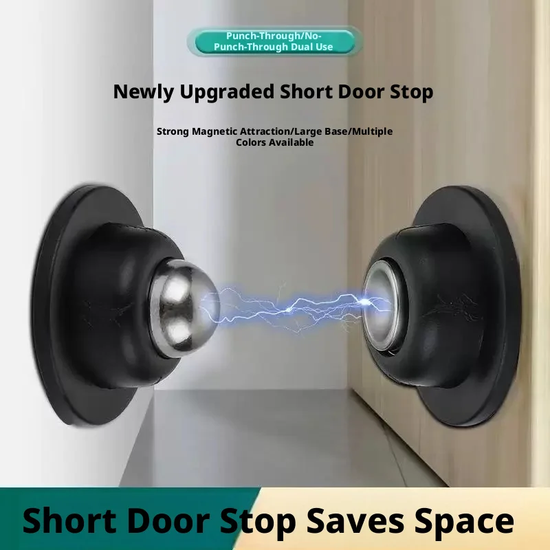 Silikon Anti-kollision Magnetische Tür Stopper Schlafzimmer Tür Studie Tür Puffer Tür Saug Kein Stanzen Starke Bindung