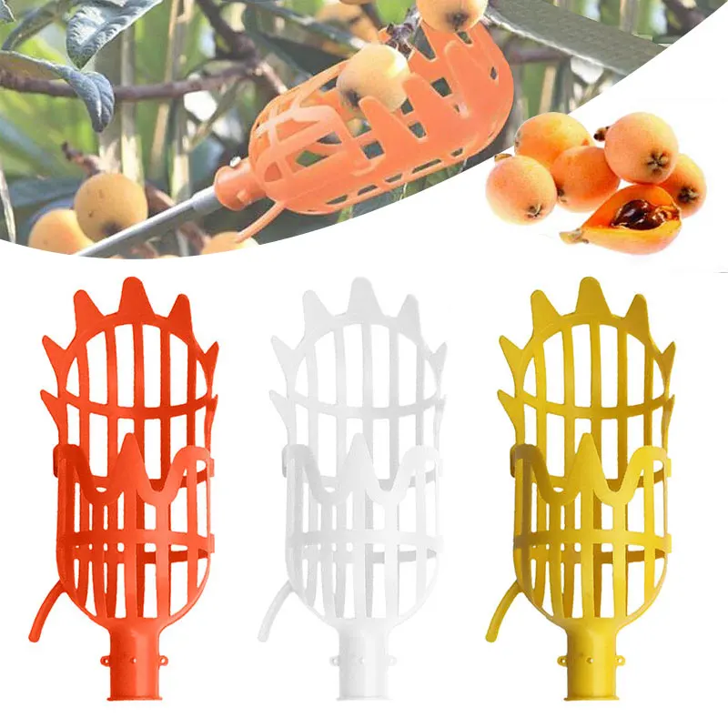 1PC Garten Korb Obst Picker Kopf Multi-Farbe Kunststoff Obst Picking Werkzeug Catcher Landwirtschaft Bayberry Jujube Picking Liefert Image