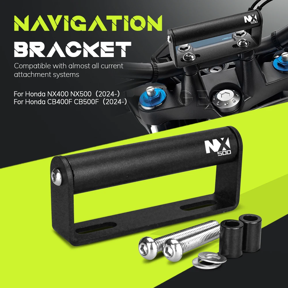 Für Honda NX400 NX500 NX500 CB500F CB400F 2024-Motorrad Navigation Halterung GPS Halterung Gerät Träger SMART PHONE Anzupassen halter Image