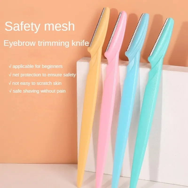 Neue 3 stücke Augenbrauen Trimmer Klinge Rasierer tragbare Gesicht Rasierer Augenbrauen Epilation Haaren tfernung Cutter Sicherheit Rasierer Frau Make-up Image