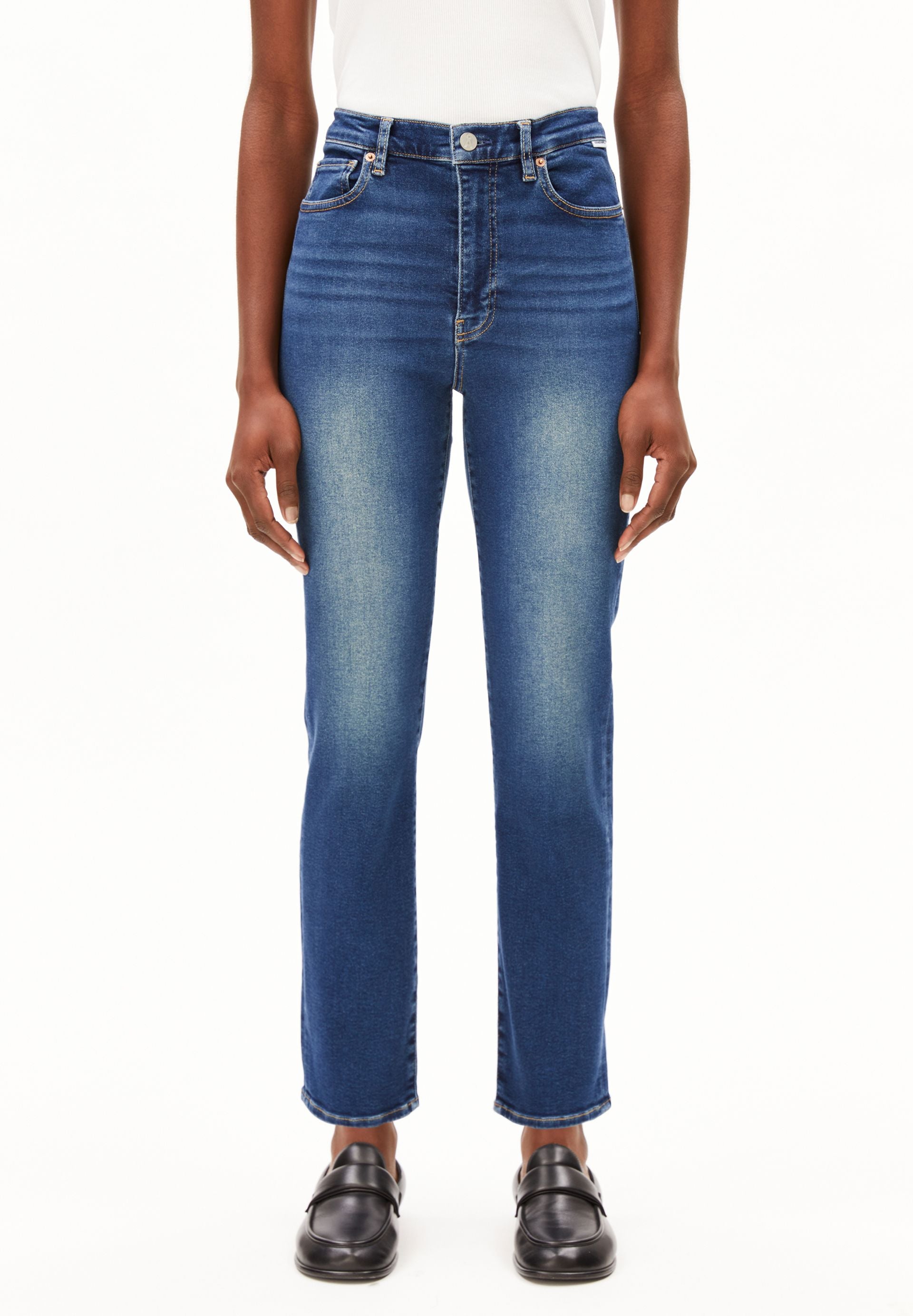 Jeans LEJAANI HIGH WAIST SLIM JEAN | bleu (27-32)