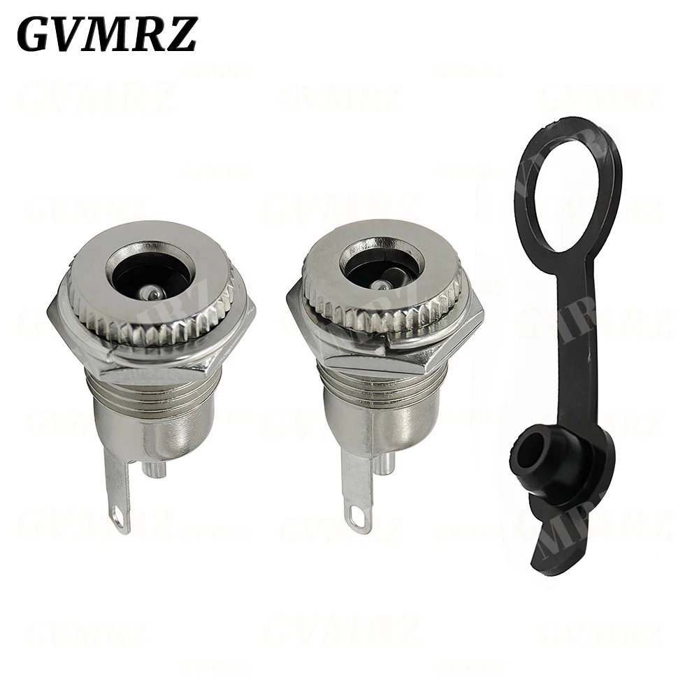 5 TEILE/LOS DC099 5,5mm x 2,1mm DC Power Jack Buchse Weibliche Panel Mount Stecker Metall DC-099 Offenes Loch 11MM 5,5*2,1 5,5*2,5 Image