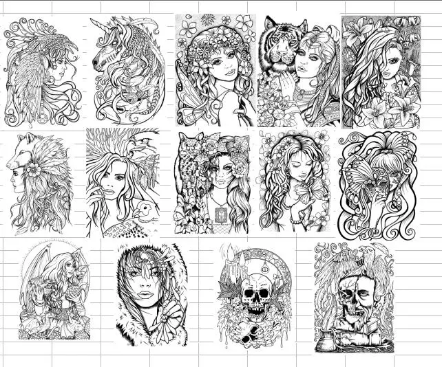 Tough mädchen Transparent Klar Briefmarken für DIY Scrapbooking/Karte, Der Spaß Dekoration Liefert A0080 Image