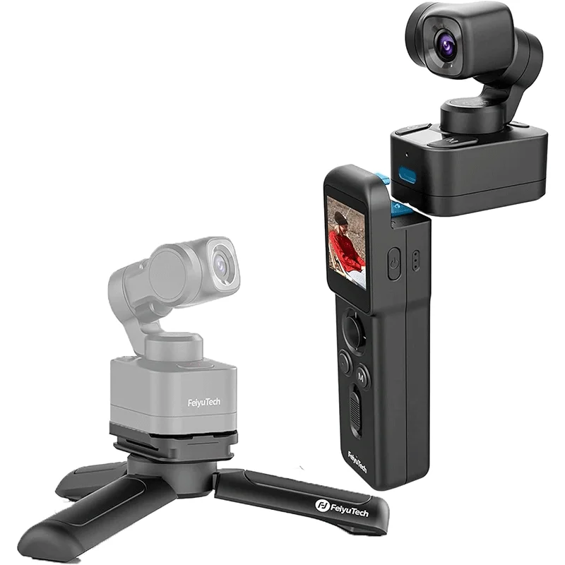 FeiyuTech Pocket 3 Handheld Drahtlose 3-Achsen Gimbal-Kamera, 4K60fps, App-Steuerung, Drahtlose Bildübertragung, Magnetische Halterung Image