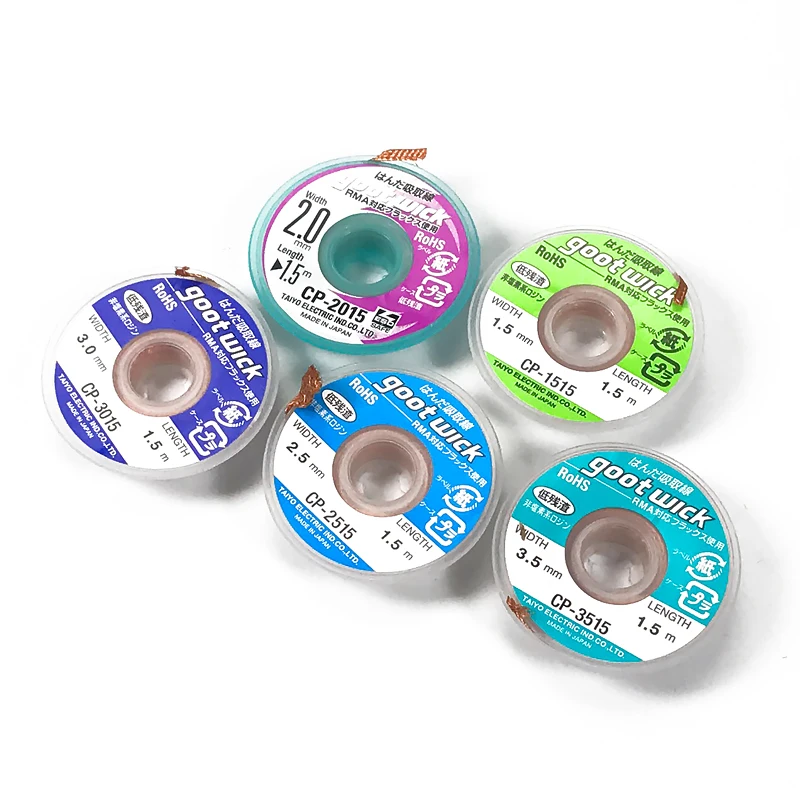 Original Goot Wick Entlöten Zinn Entfernung Band für Handy PCB SMD Solder Entfernung BGA Solder Core Schweißen Reparatur Werkzeug Image