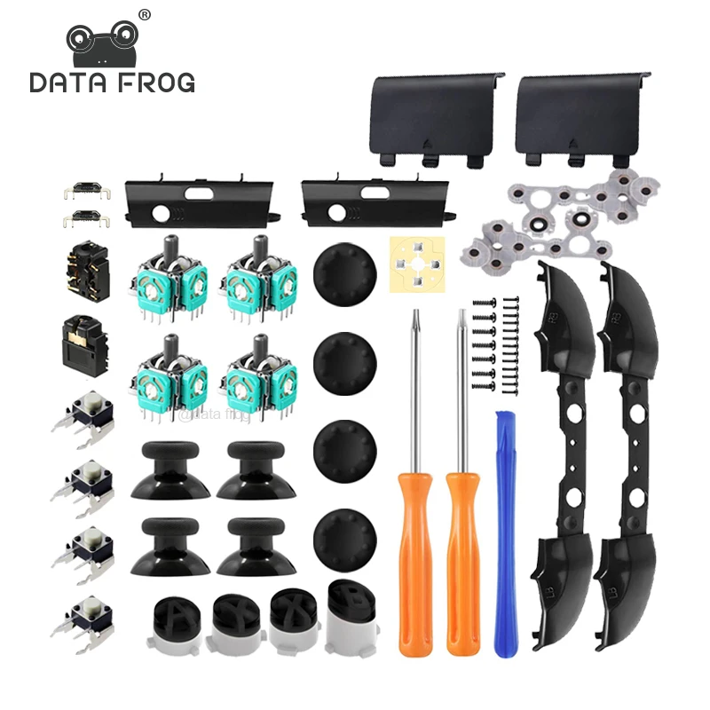 DATA FROG 3D Analog Stick LB RB Stoßstange Trigger Taste Für Xbox One Slim Controller Für Xbox One S Controller Reparatur Zubehör Image