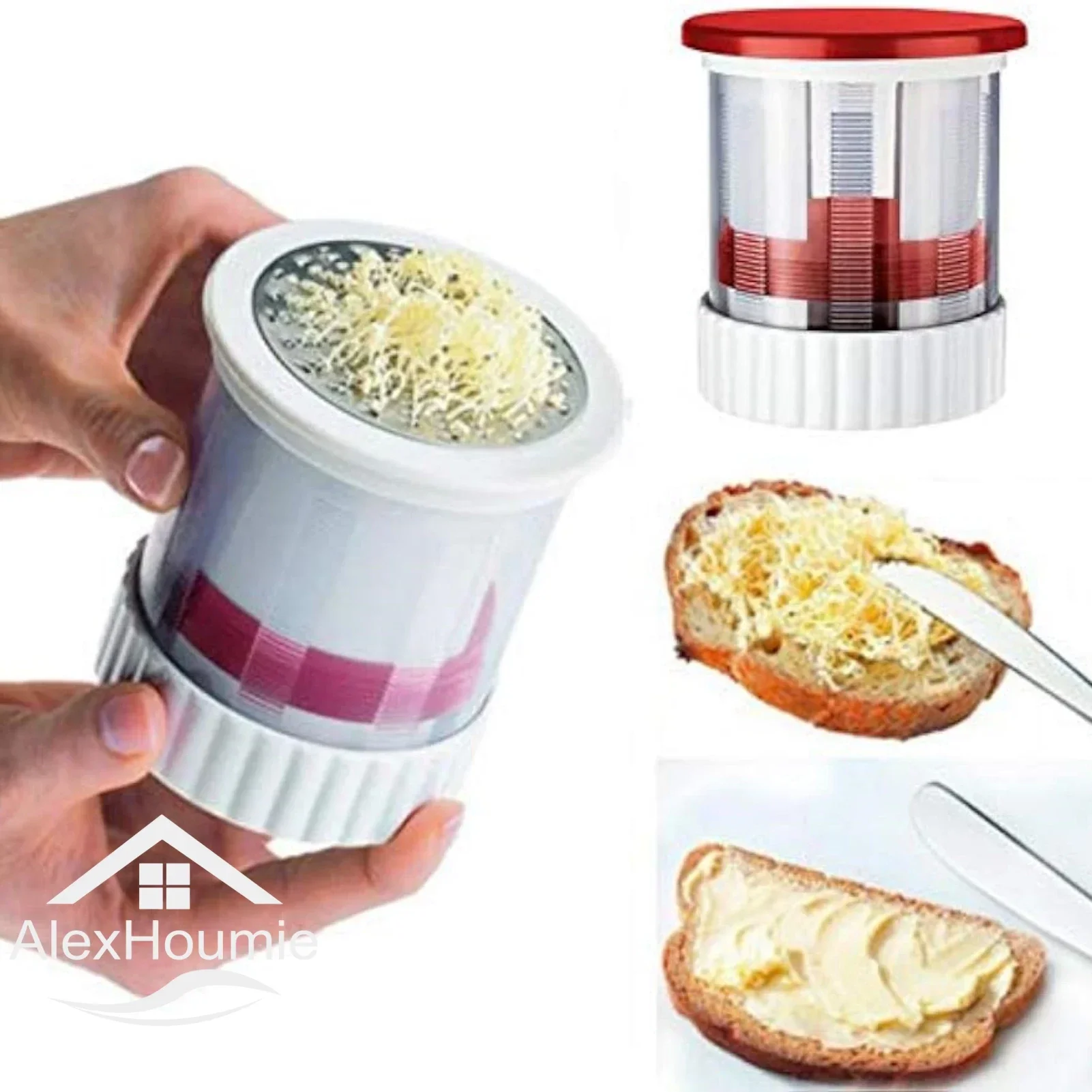Manuelle Käses ch neider Chese Cutter Butter mühle Streich fähige Butter Käse Gadgets Reibe Mühle mit Deckel Butter Spender Shredder