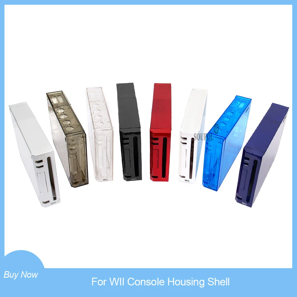 Für WII Full Set Shell Fall Abdeckung Gehäuse Mit Tasten Für Wii Konsole Mod Fall Ersatz Teile Gaming Zubehör Image