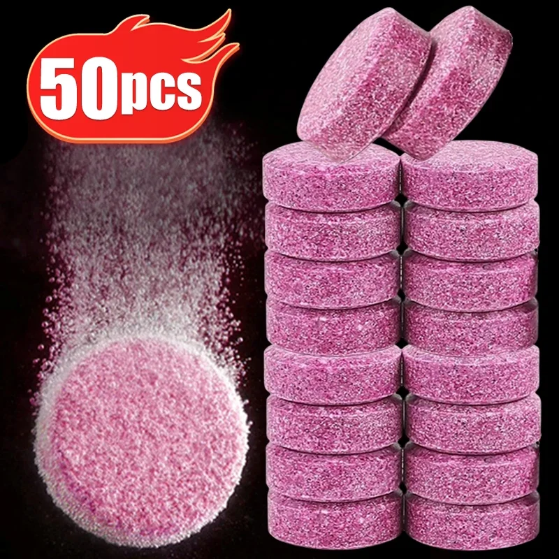 Auto Scheibenwaschflüssigkeit Konzentrierte Saubere Tabletten Festes Reinigungsmittel Wischer Öl Film Entferner Home Toilette Reinigung Tablet Image