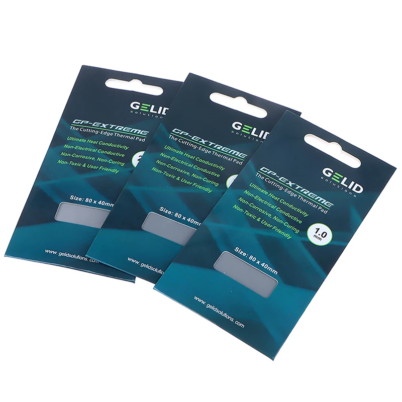 Gelid gp-ultimate 15w/mk thermo pad cpu/gpu grafik motherboard silikon fett pad wärme ableitung silikon pad Image