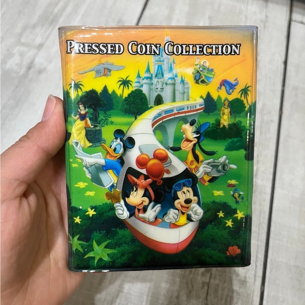 Disney Video Games & Consoles | Walt Disney World Pressed Coin Collection Book With 27 Some Pressed Coins | Color: Green/Yellow | Size: Os