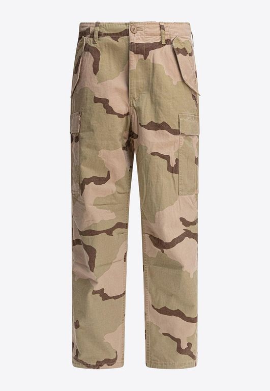 Military Cargo Camo Pants - Natural - Stussy Pants
