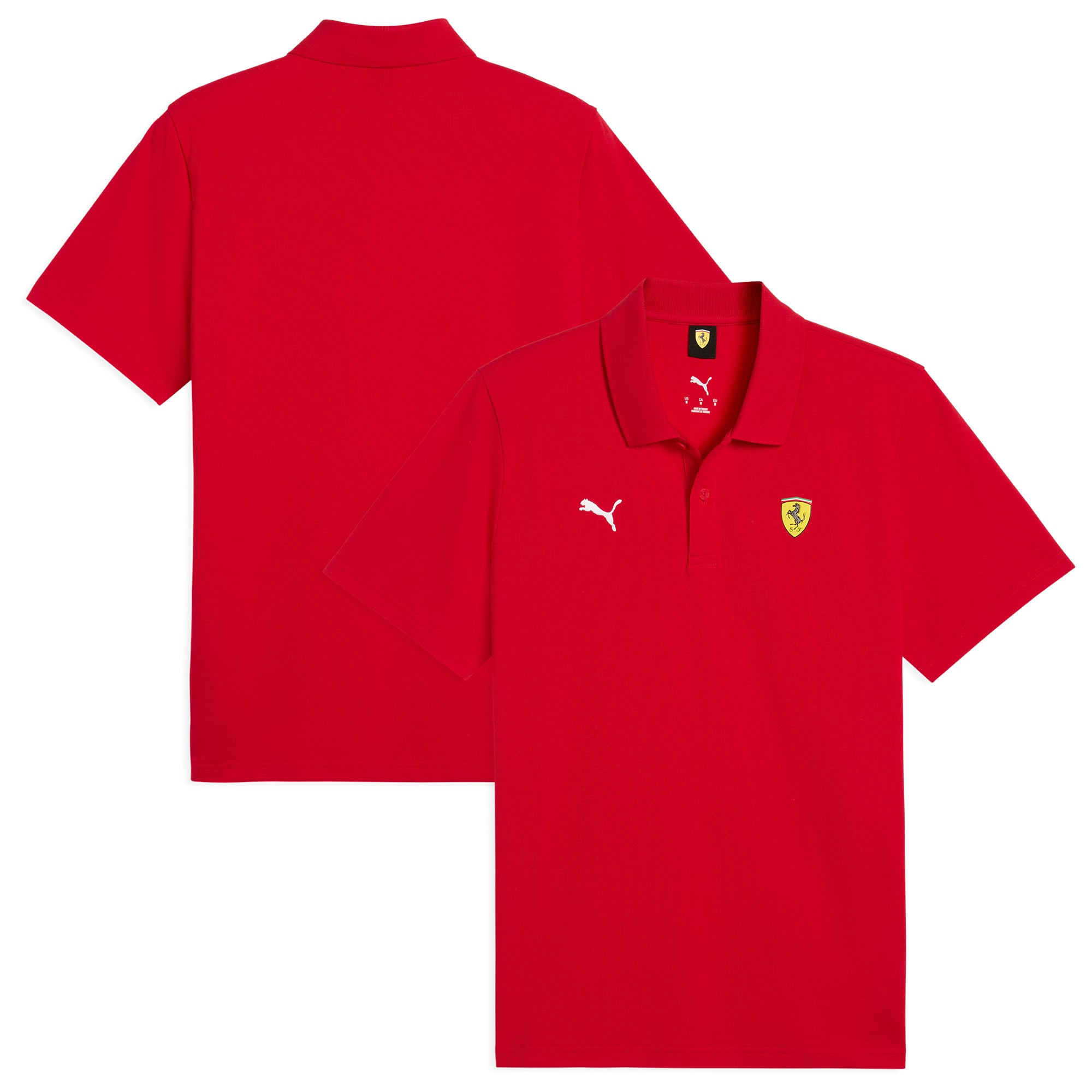 Polo classique Scuderia Ferrari Puma - Rouge - Homme Taille: S
