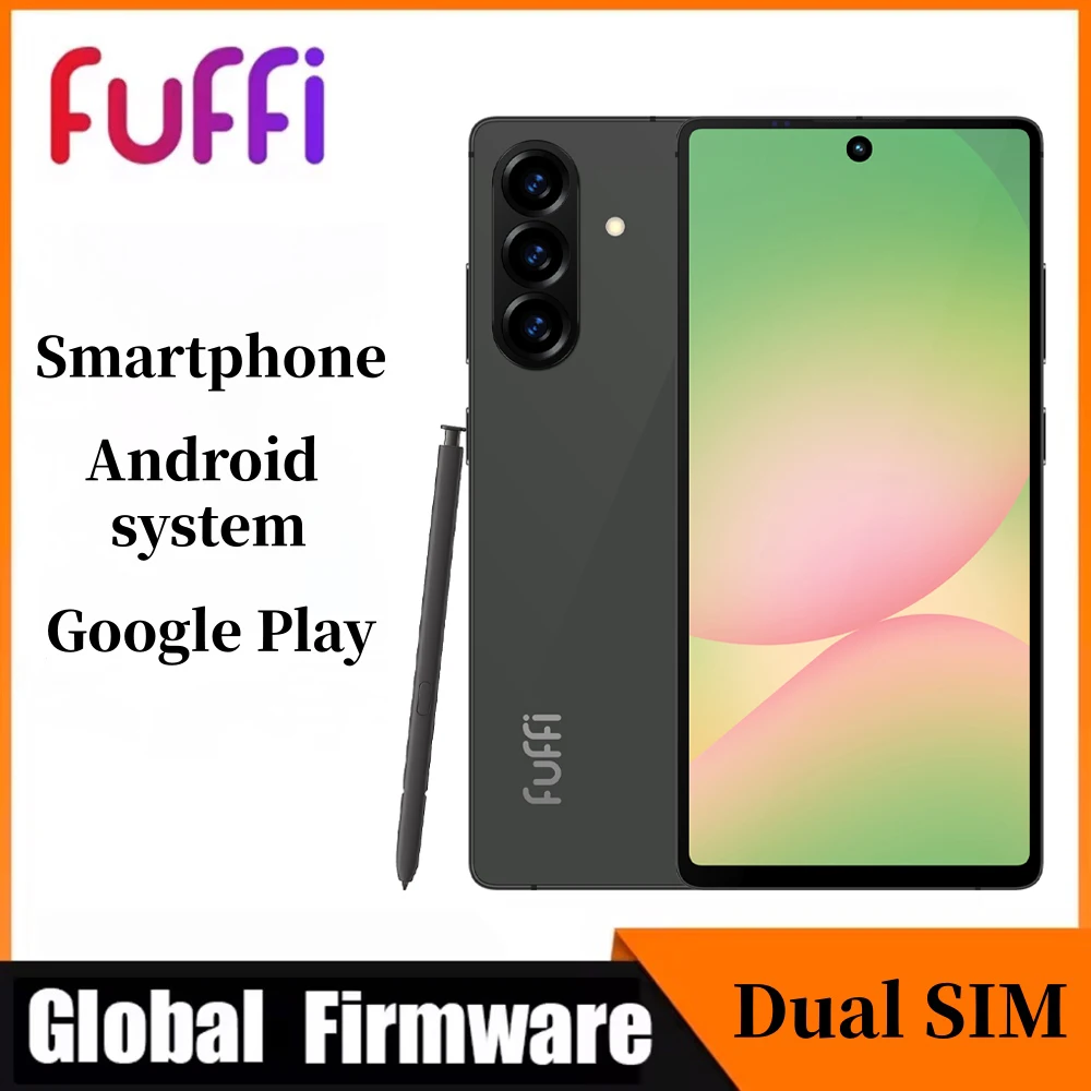 FUFFI Global Version A56 Pro Smartphone Android, 6,8 Zoll, 12 GB RAM, 512 GB ROM, Dual-SIM, Mobiltelefon, Google Play Store, 20 MP, 6800 mAh