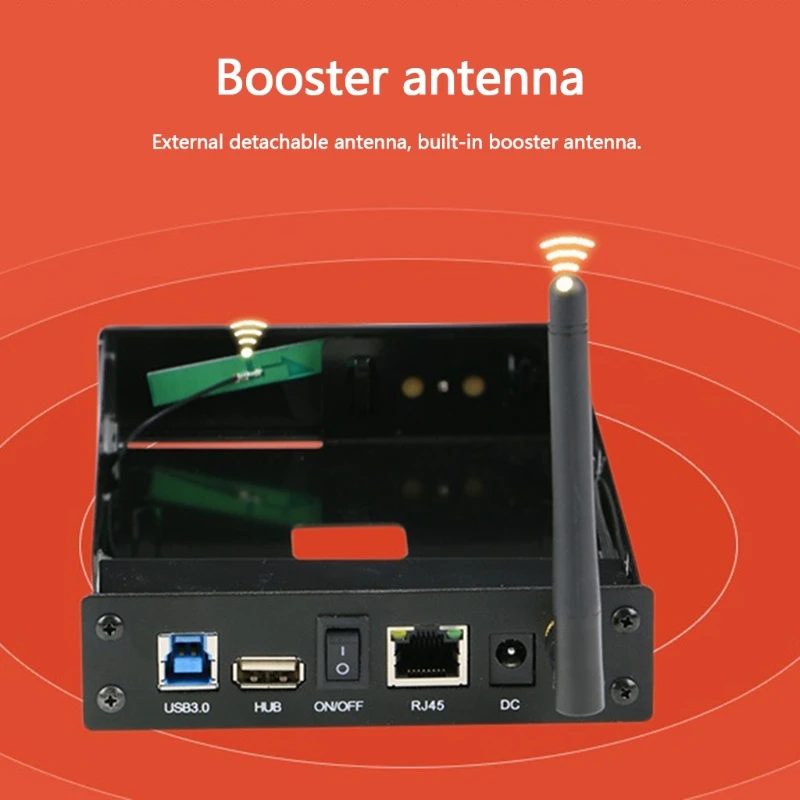 F3MA Blueendless 3,5-zoll Festplatte Gehäuse Box Hause Wifi Router Smart NAS WiFi Net Server Lagerung USB 3,0 rj45 DC 12V 2A