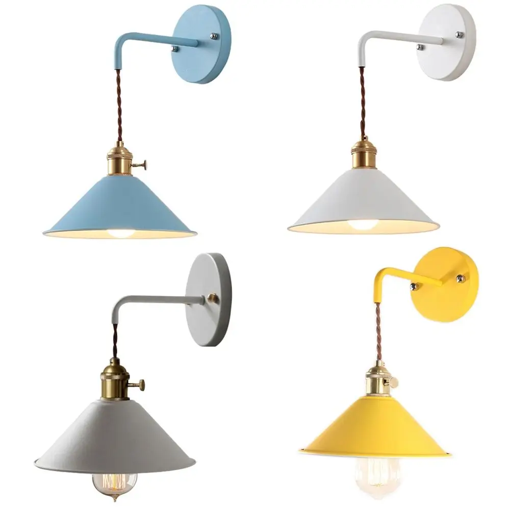 Moderne industrielle Wandleuchte E27 Wandleuchte Metall Vintage Wandleuchte Industriekorridor Retro Lampen für Wohnzimmer Wandbeleuchtung