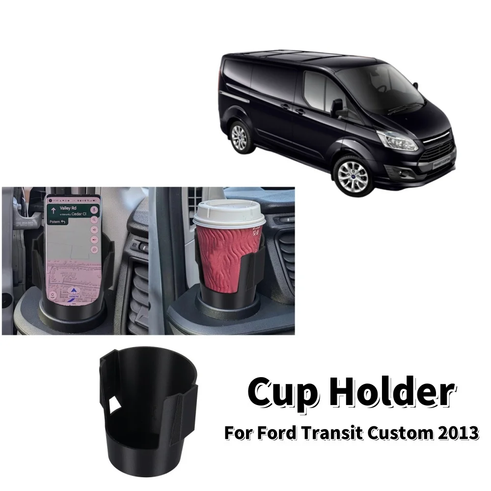 1 Stücke Auto Getränkehalter Fahrer Beifahrerseite Getränk Telefonhalterung Für Ford Transit Custom 2013 Auto Innenzubehör Image