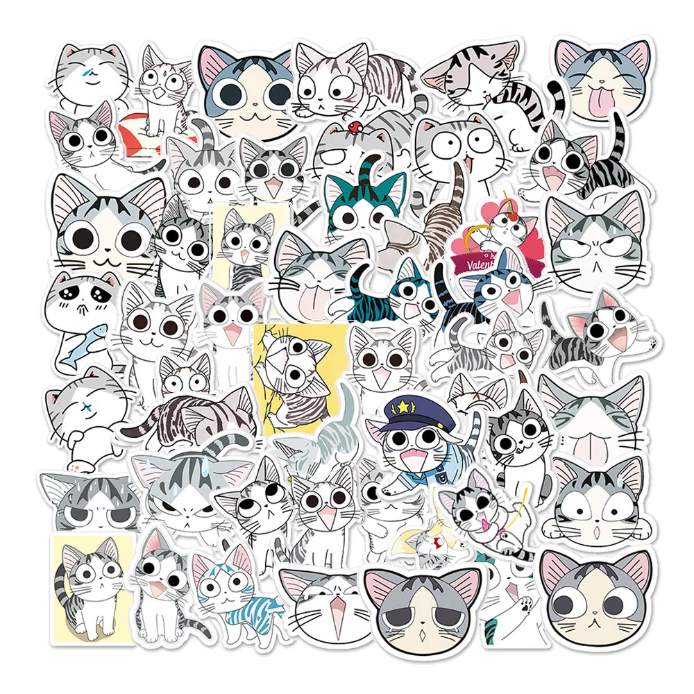 10/30/50 stücke Cartoon Anime Chi's Sweet Home Aufkleber Nette Chi Katze Aufkleber Spielzeug DIY Notebook Gepäck Laptop telefon Wand Aufkleber Geschenk Image