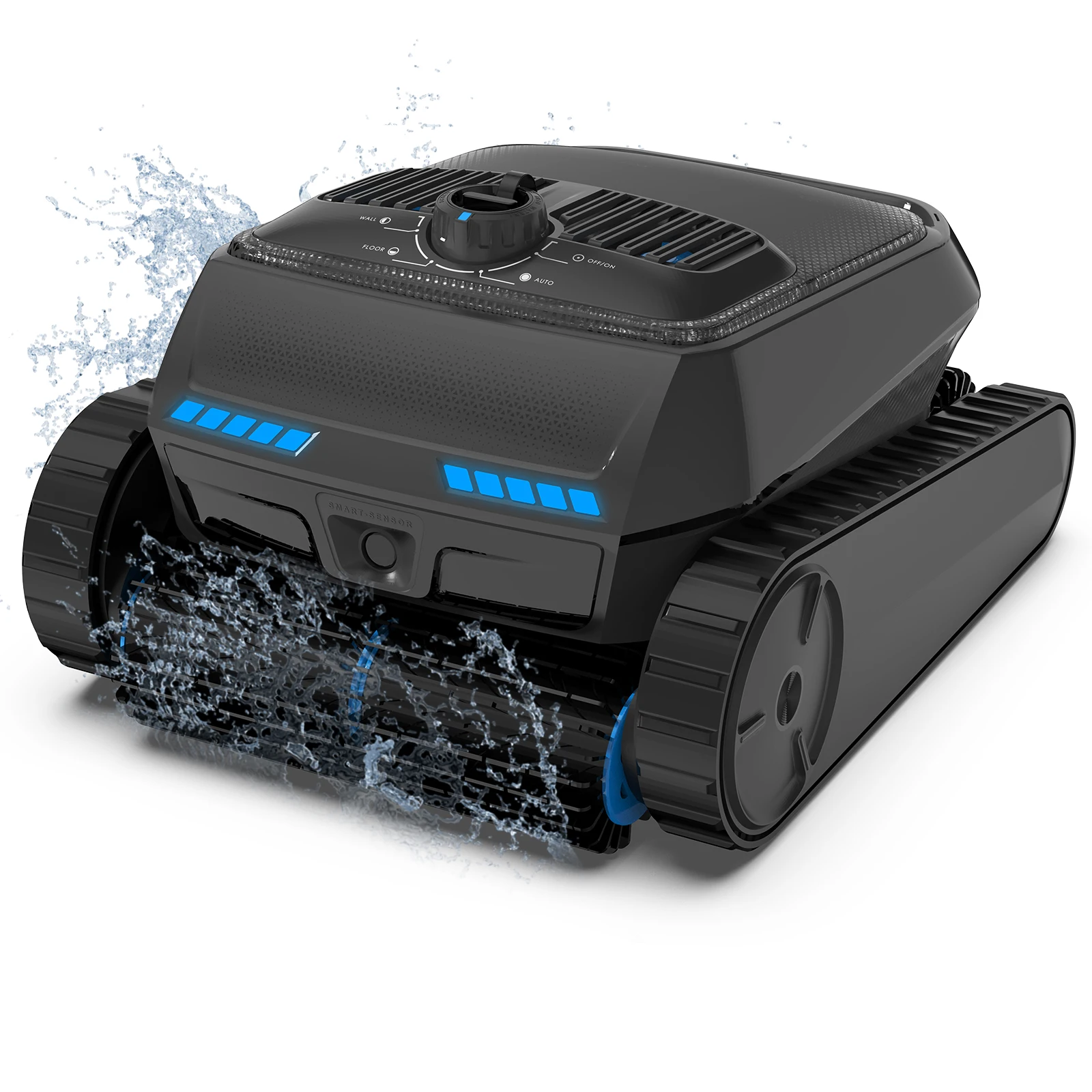 Robot Nettoyeur DE Piscine Airrobo CP400lite Robot Piscine sans Fil, nettoie les Fond et Parois Ligne d'Eau, Aspirateur Nettoyeur de Piscine pour Piscines Creusées et hors Sol, Dure 150 Minutes