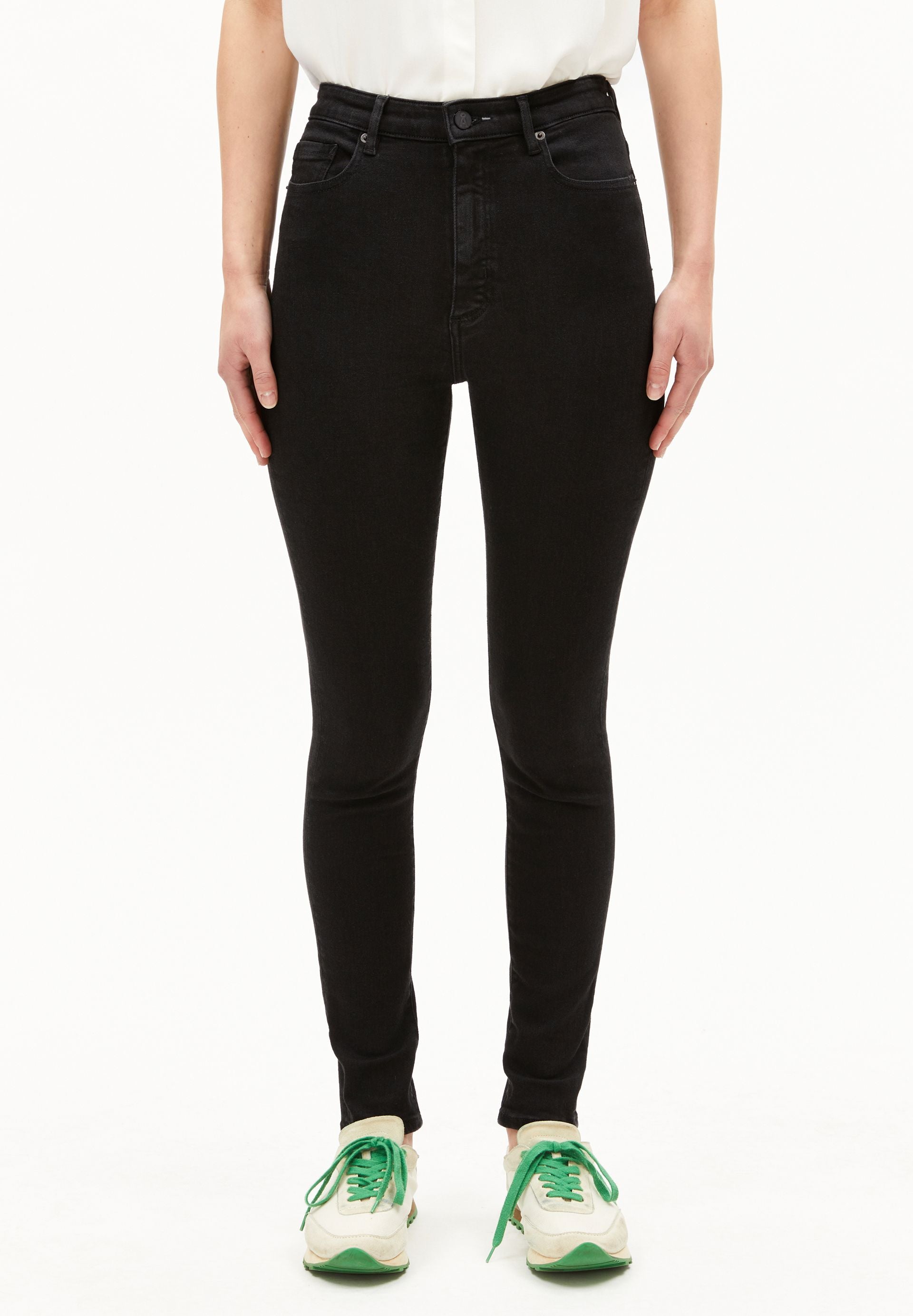 Jeans INGAA HIGH WAIST SKINNY JEAN | noir (33-32)