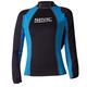 SEAC Damen Warm Long Lady Thermo-schutzweste Aus 5mm Neopren, Rash Guard Zum Schnorcheln Und Schwimmen Als Uv-Schutz, schwarz/Blau, M