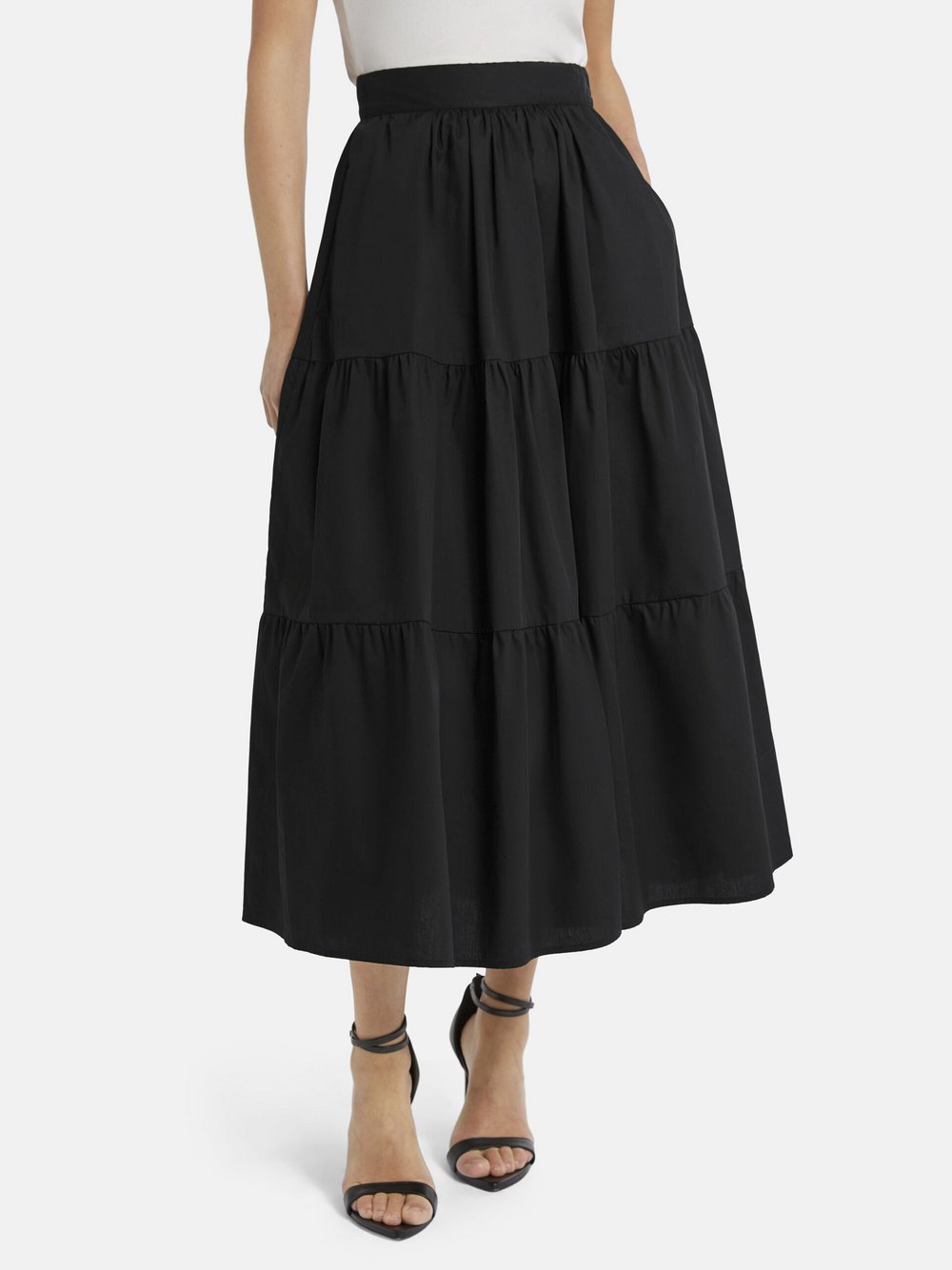 Nicowa Stufenrock Damen schwarz, 36 Image