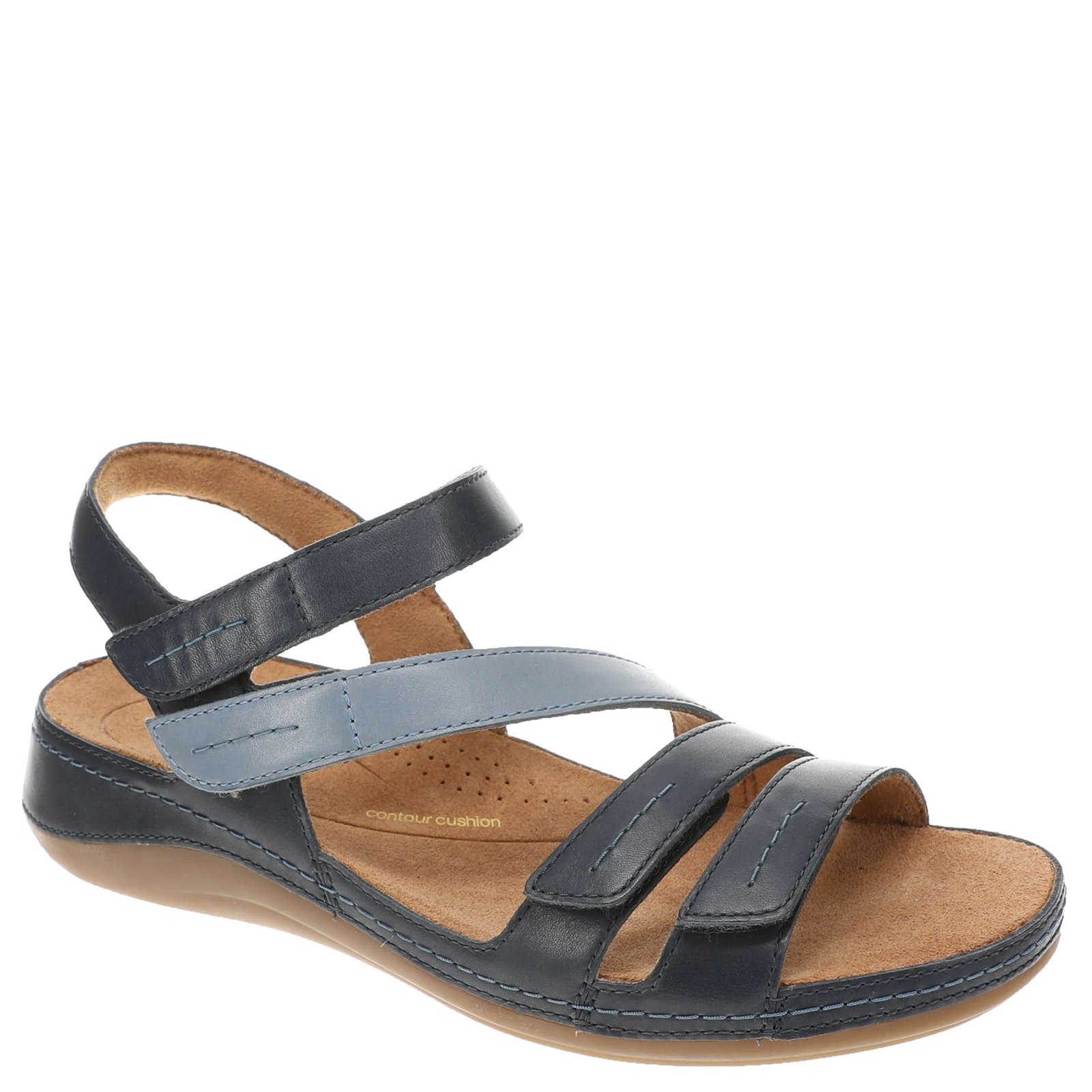 Clarks Cecily Mix - Womens 6 Blue Sandal Medium